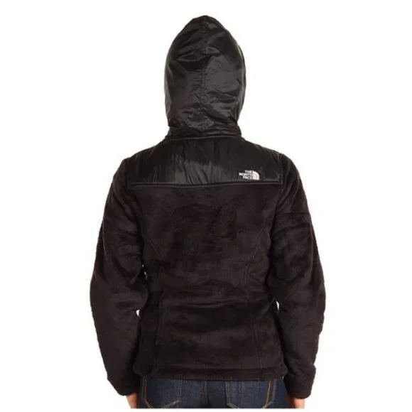 The North Face Oso Hooded Silken Fleece Full Zip Jacket Black S - Picture 2 of 16